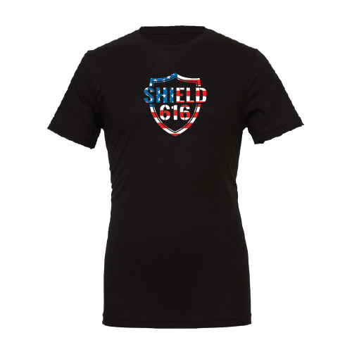 Red, White, & Blue SHIELD616 Logo shirt – Shield 616