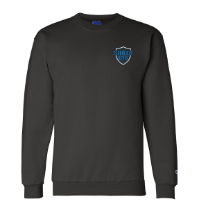 SHIELD616 Crewneck Champion Sweatshirts (Black, Light Gray, and Charcoal Gray)