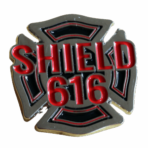 Fire Support Pin Front SHIELD616