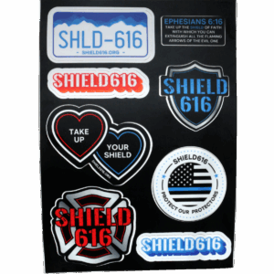 SHIELD 616 Sticker Page with 8 stickers