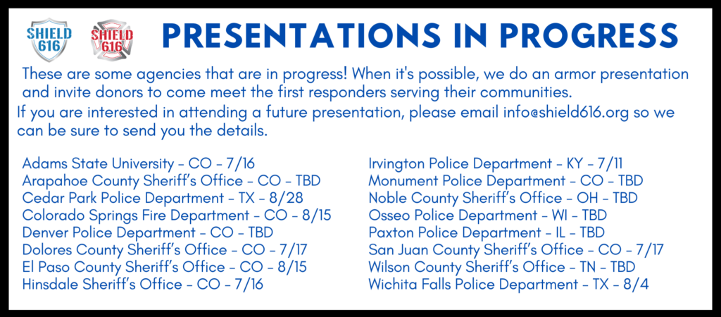 Presentations in Progress July 2026
